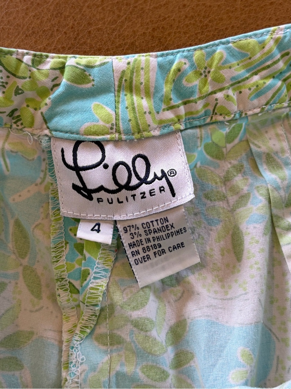Vintage Lilly Pulitzer Jungle Safari Print Ankle Pants Women’s